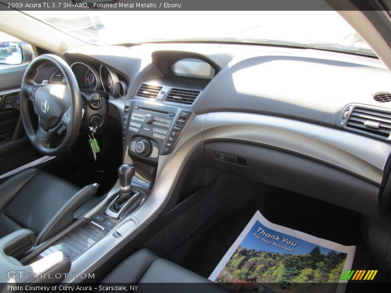 Polished Metal Metallic / Ebony 2009 Acura TL 3.7 SH-AWD