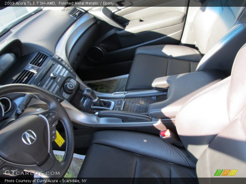 Polished Metal Metallic / Ebony 2009 Acura TL 3.7 SH-AWD