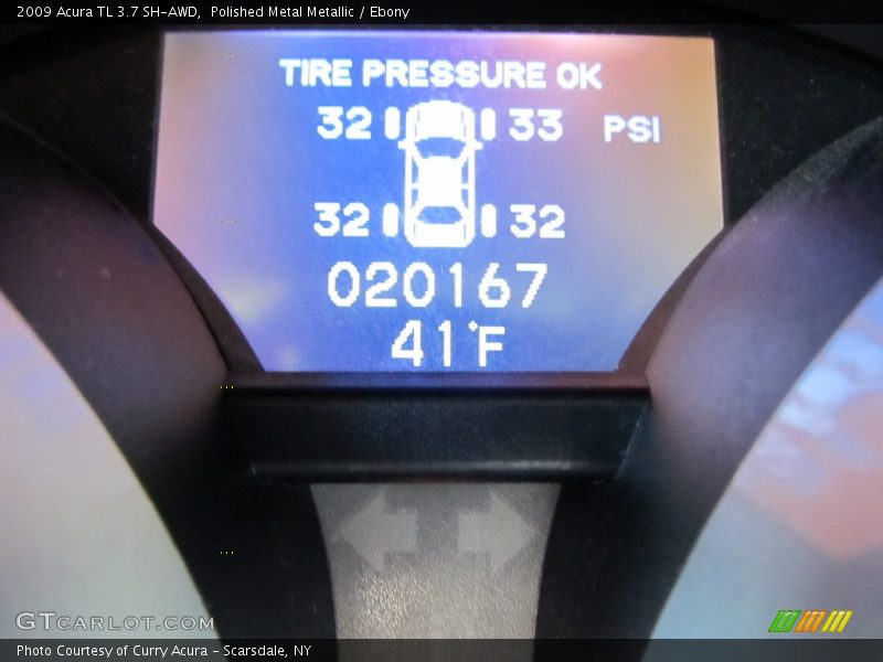 Polished Metal Metallic / Ebony 2009 Acura TL 3.7 SH-AWD