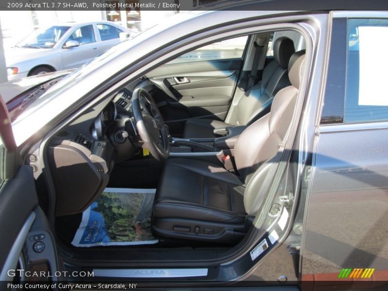 Polished Metal Metallic / Ebony 2009 Acura TL 3.7 SH-AWD