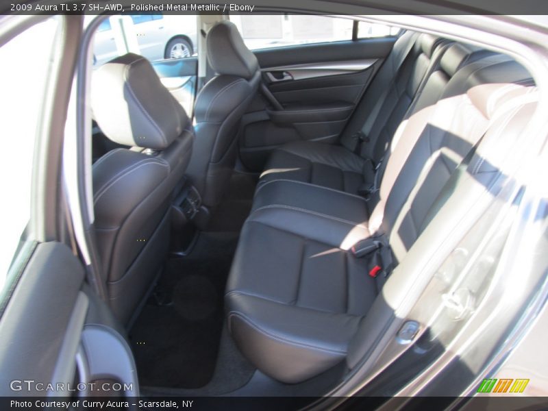 Polished Metal Metallic / Ebony 2009 Acura TL 3.7 SH-AWD
