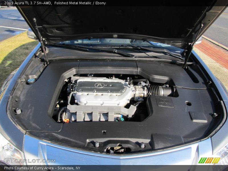 Polished Metal Metallic / Ebony 2009 Acura TL 3.7 SH-AWD