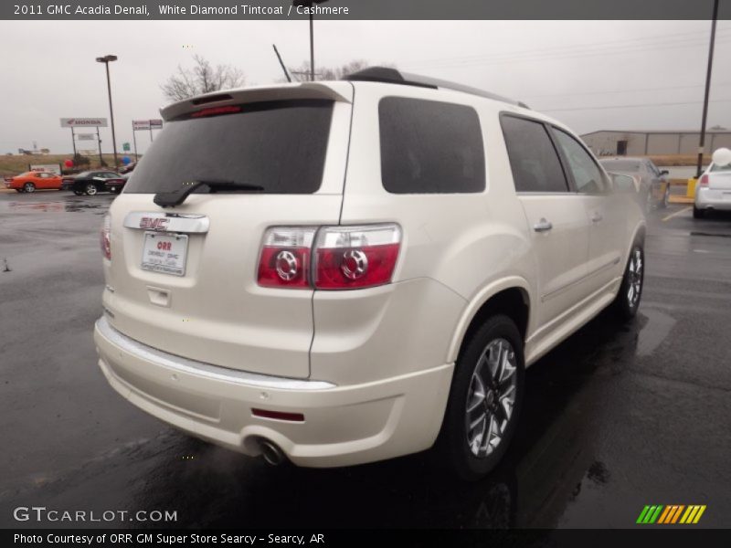 White Diamond Tintcoat / Cashmere 2011 GMC Acadia Denali