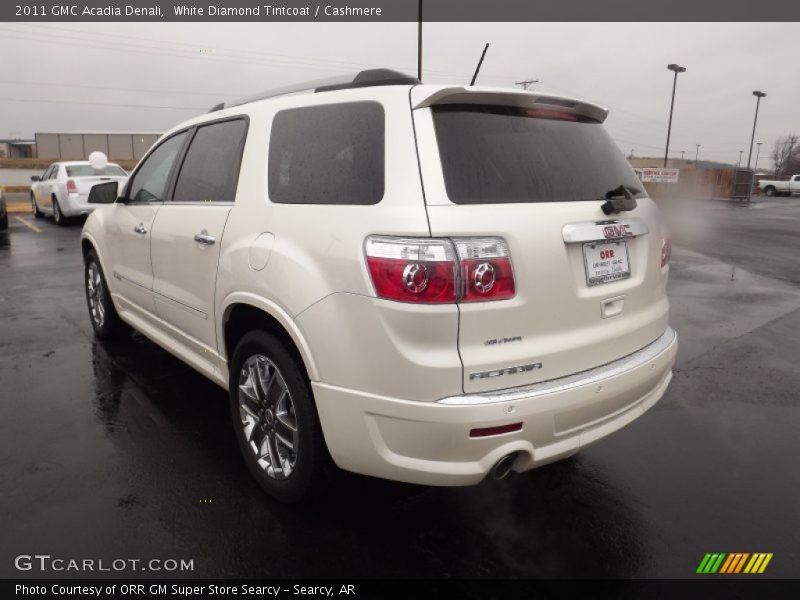 White Diamond Tintcoat / Cashmere 2011 GMC Acadia Denali