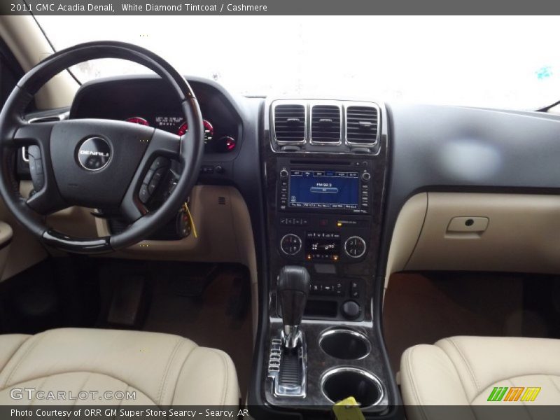 White Diamond Tintcoat / Cashmere 2011 GMC Acadia Denali