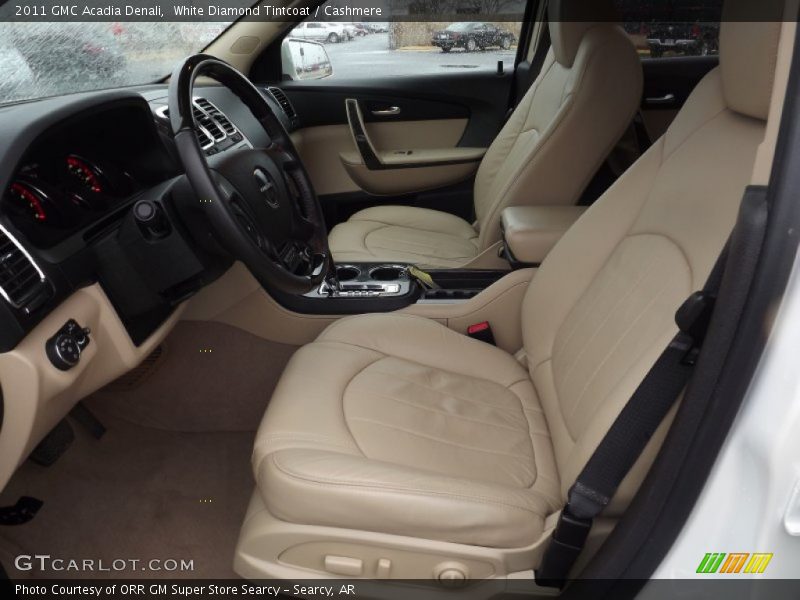 White Diamond Tintcoat / Cashmere 2011 GMC Acadia Denali