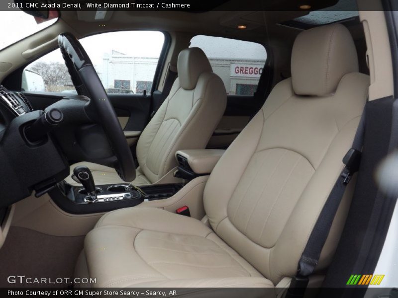 White Diamond Tintcoat / Cashmere 2011 GMC Acadia Denali