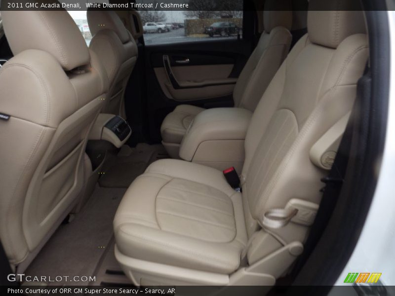 White Diamond Tintcoat / Cashmere 2011 GMC Acadia Denali