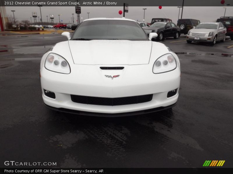 Arctic White / Ebony 2012 Chevrolet Corvette Grand Sport Coupe