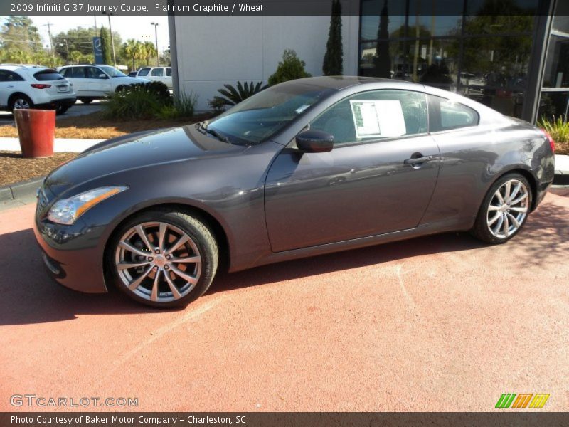 Platinum Graphite / Wheat 2009 Infiniti G 37 Journey Coupe