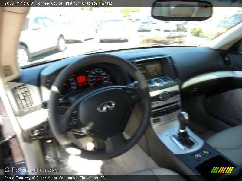 Platinum Graphite / Wheat 2009 Infiniti G 37 Journey Coupe