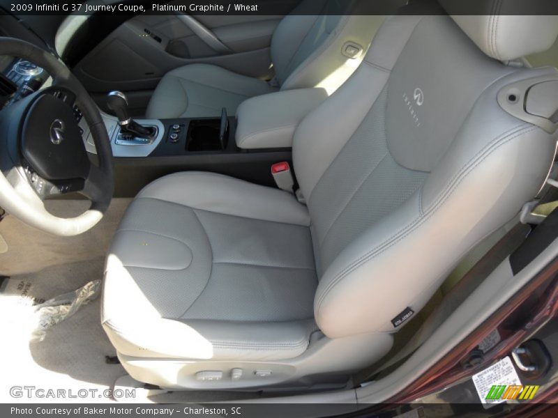Platinum Graphite / Wheat 2009 Infiniti G 37 Journey Coupe
