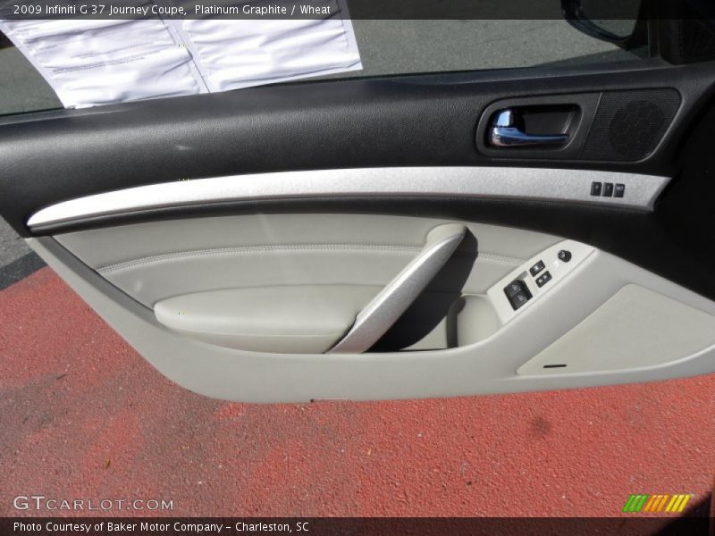 Platinum Graphite / Wheat 2009 Infiniti G 37 Journey Coupe