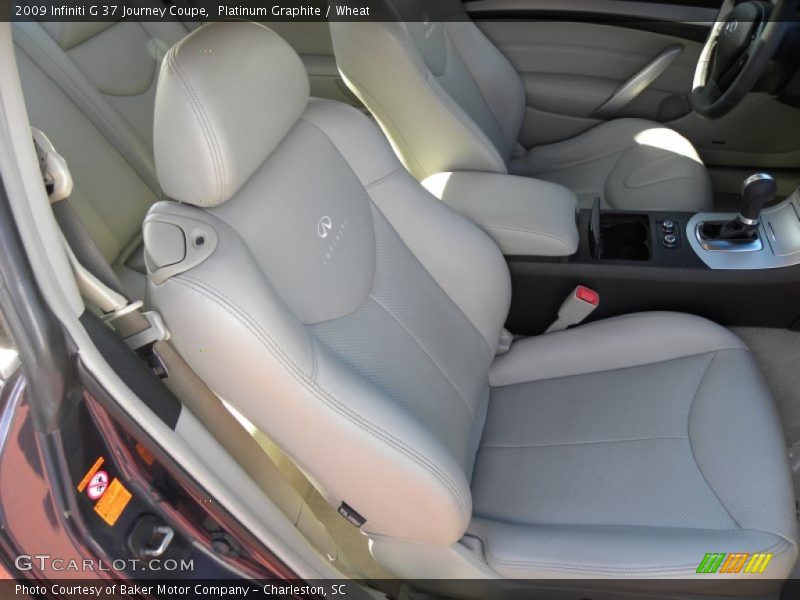 Platinum Graphite / Wheat 2009 Infiniti G 37 Journey Coupe