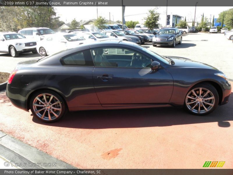 Platinum Graphite / Wheat 2009 Infiniti G 37 Journey Coupe