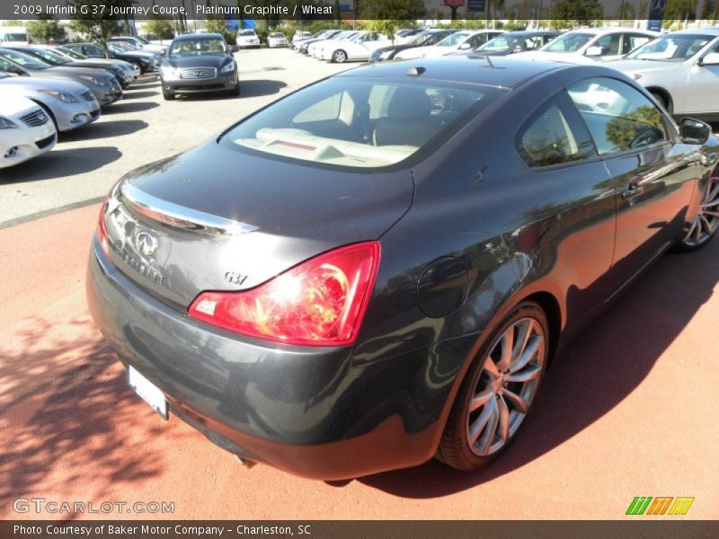 Platinum Graphite / Wheat 2009 Infiniti G 37 Journey Coupe