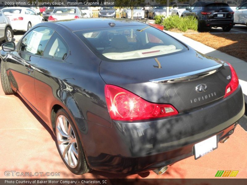 Platinum Graphite / Wheat 2009 Infiniti G 37 Journey Coupe