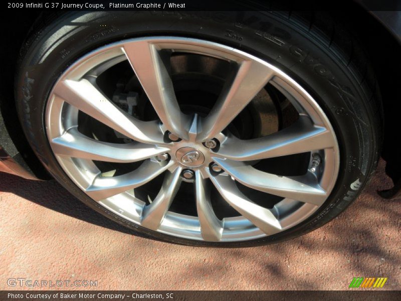 Platinum Graphite / Wheat 2009 Infiniti G 37 Journey Coupe