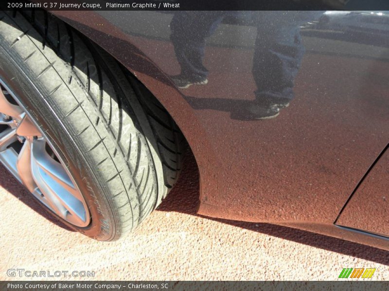 Platinum Graphite / Wheat 2009 Infiniti G 37 Journey Coupe