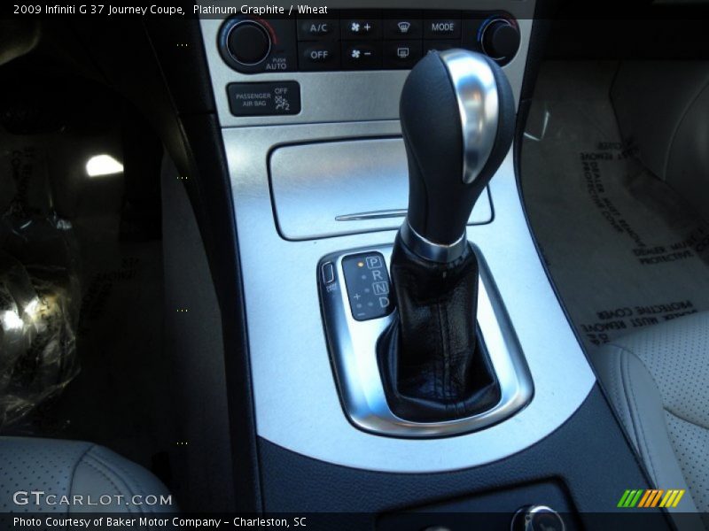 Platinum Graphite / Wheat 2009 Infiniti G 37 Journey Coupe