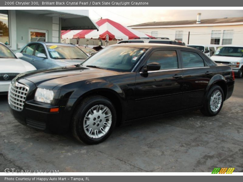 Brilliant Black Crystal Pearl / Dark Slate Gray/Light Graystone 2006 Chrysler 300