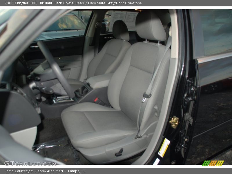 Brilliant Black Crystal Pearl / Dark Slate Gray/Light Graystone 2006 Chrysler 300