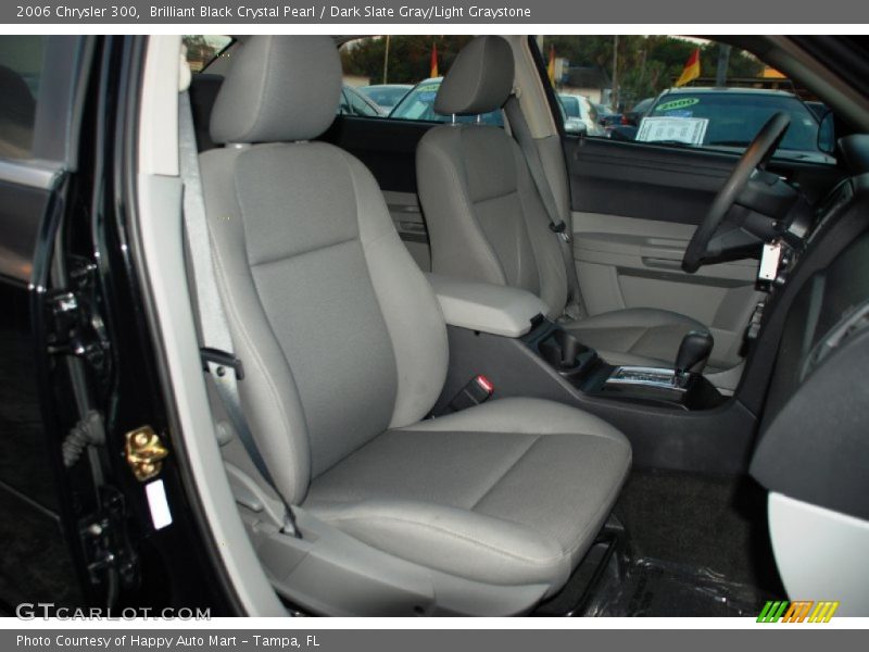 Brilliant Black Crystal Pearl / Dark Slate Gray/Light Graystone 2006 Chrysler 300