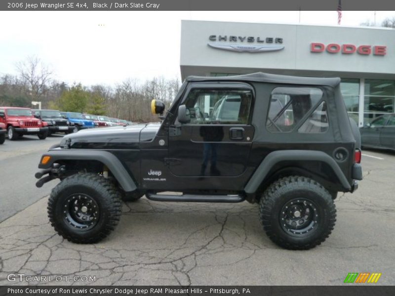 Black / Dark Slate Gray 2006 Jeep Wrangler SE 4x4