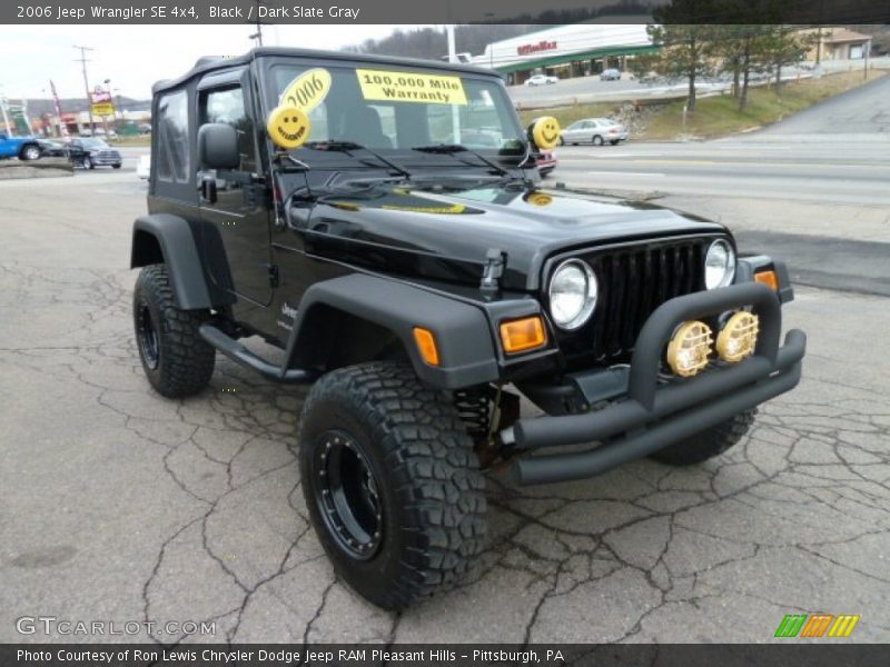 Black / Dark Slate Gray 2006 Jeep Wrangler SE 4x4