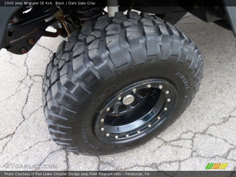 Black / Dark Slate Gray 2006 Jeep Wrangler SE 4x4