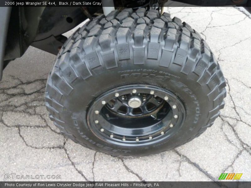 Black / Dark Slate Gray 2006 Jeep Wrangler SE 4x4