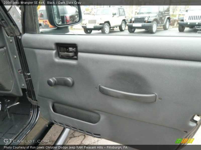 Black / Dark Slate Gray 2006 Jeep Wrangler SE 4x4