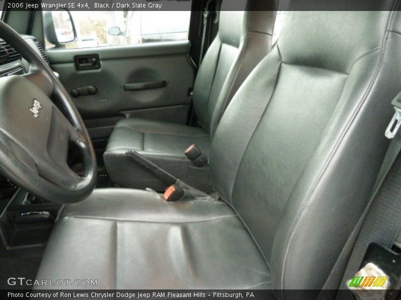 Black / Dark Slate Gray 2006 Jeep Wrangler SE 4x4