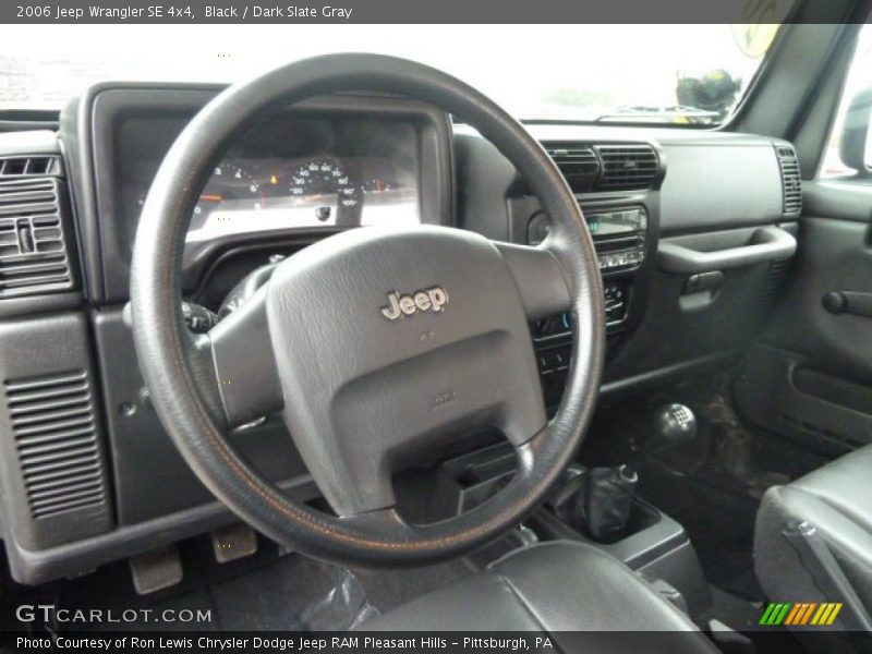 Black / Dark Slate Gray 2006 Jeep Wrangler SE 4x4