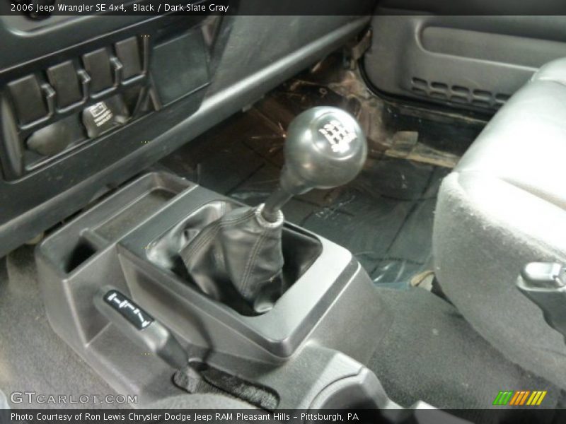 Black / Dark Slate Gray 2006 Jeep Wrangler SE 4x4
