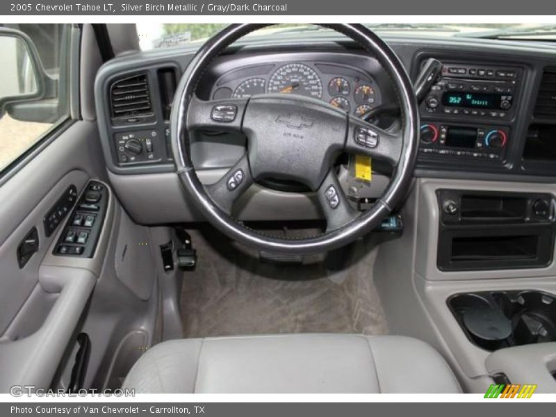 Silver Birch Metallic / Gray/Dark Charcoal 2005 Chevrolet Tahoe LT