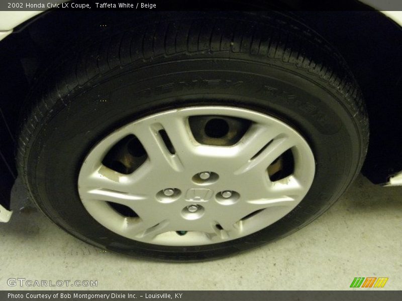Taffeta White / Beige 2002 Honda Civic LX Coupe