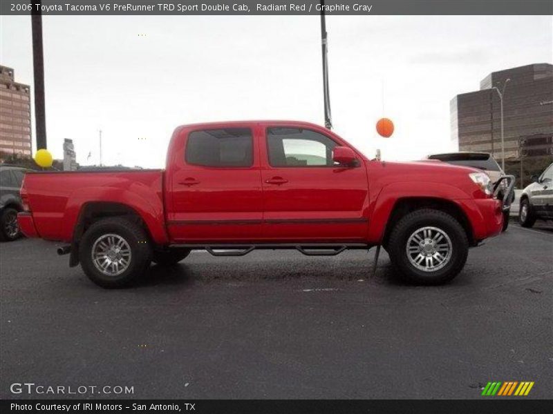 Radiant Red / Graphite Gray 2006 Toyota Tacoma V6 PreRunner TRD Sport Double Cab