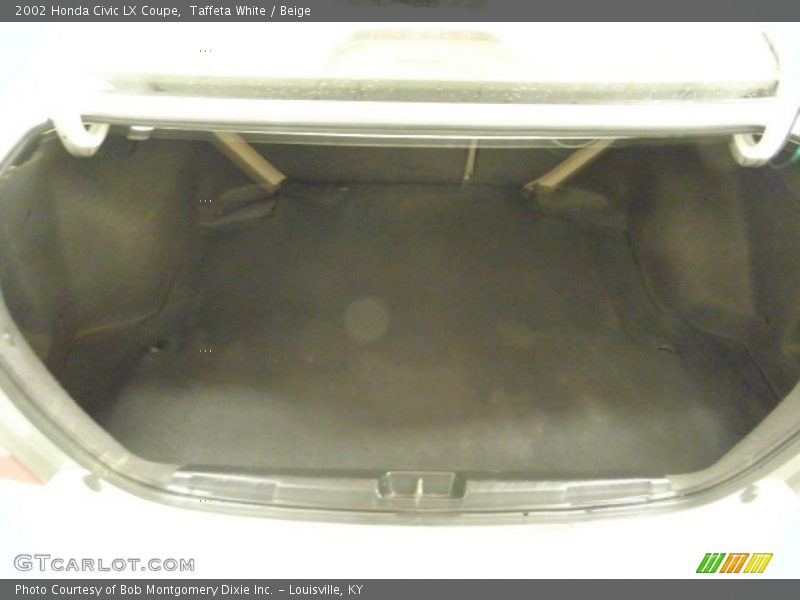 Taffeta White / Beige 2002 Honda Civic LX Coupe