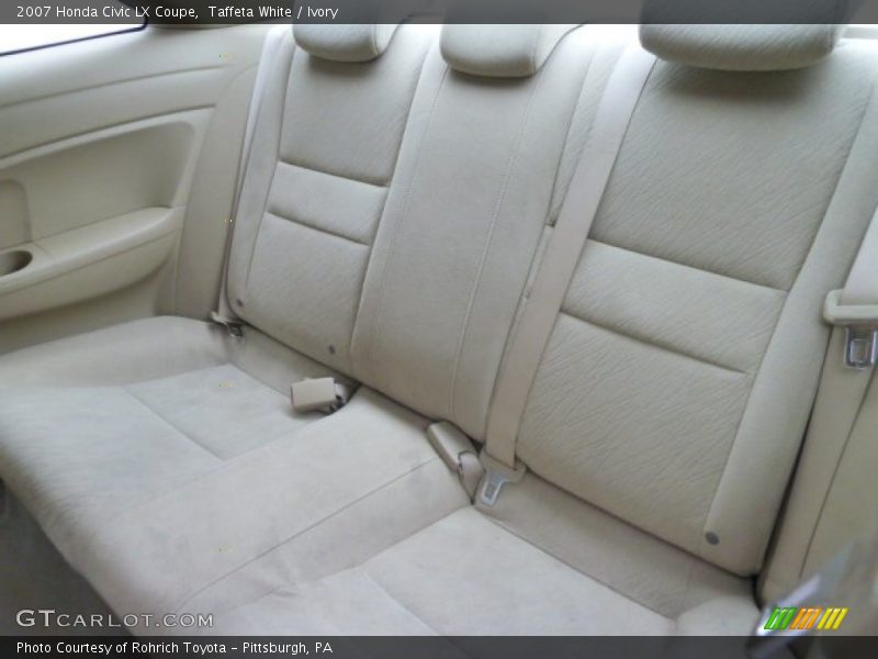 Taffeta White / Ivory 2007 Honda Civic LX Coupe