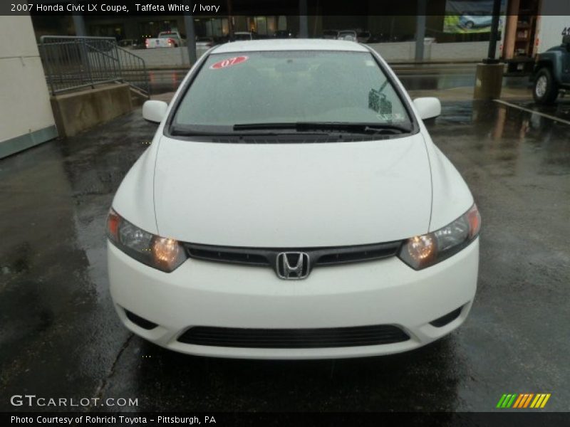 Taffeta White / Ivory 2007 Honda Civic LX Coupe