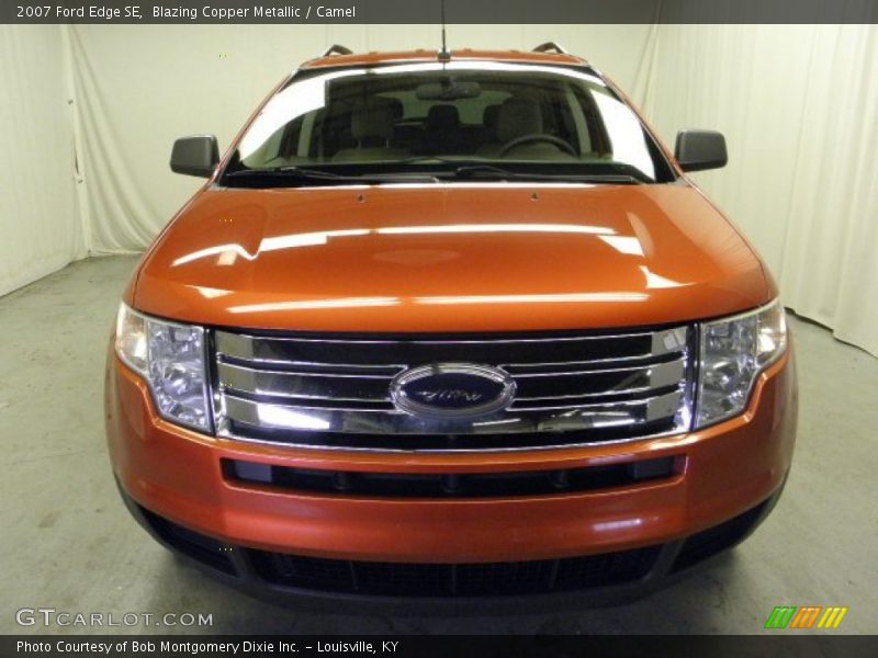 Blazing Copper Metallic / Camel 2007 Ford Edge SE