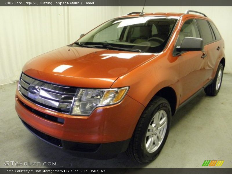 Blazing Copper Metallic / Camel 2007 Ford Edge SE