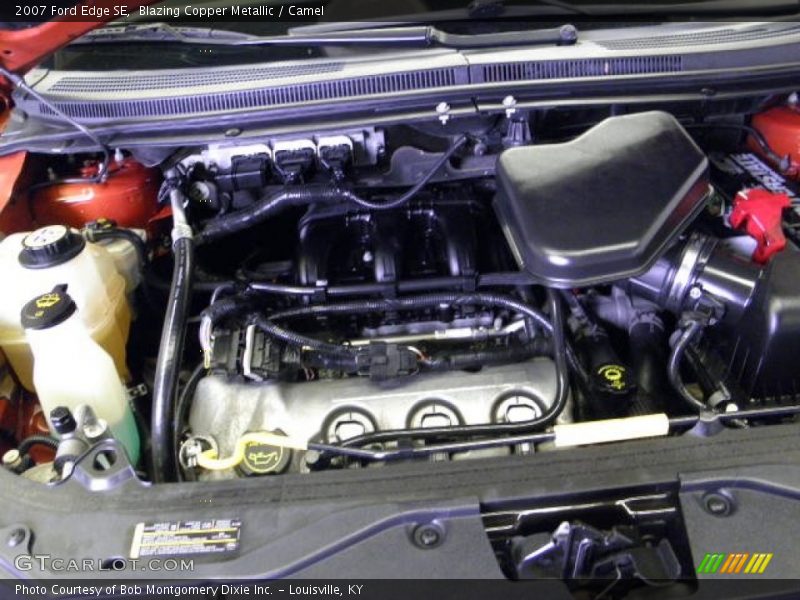 Blazing Copper Metallic / Camel 2007 Ford Edge SE
