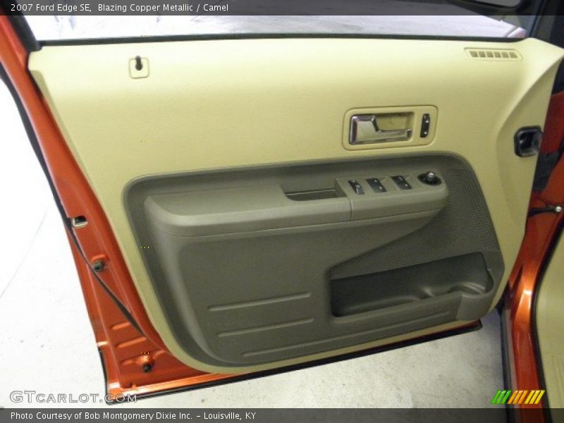 Blazing Copper Metallic / Camel 2007 Ford Edge SE