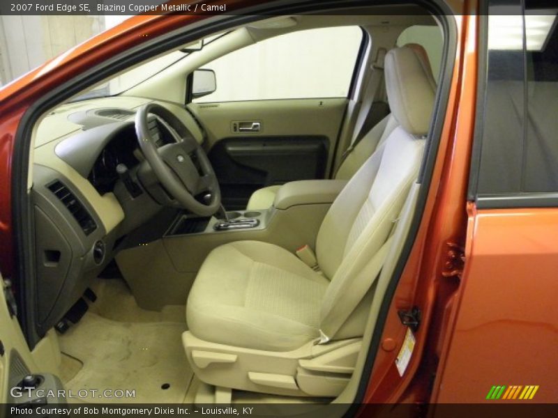 Blazing Copper Metallic / Camel 2007 Ford Edge SE