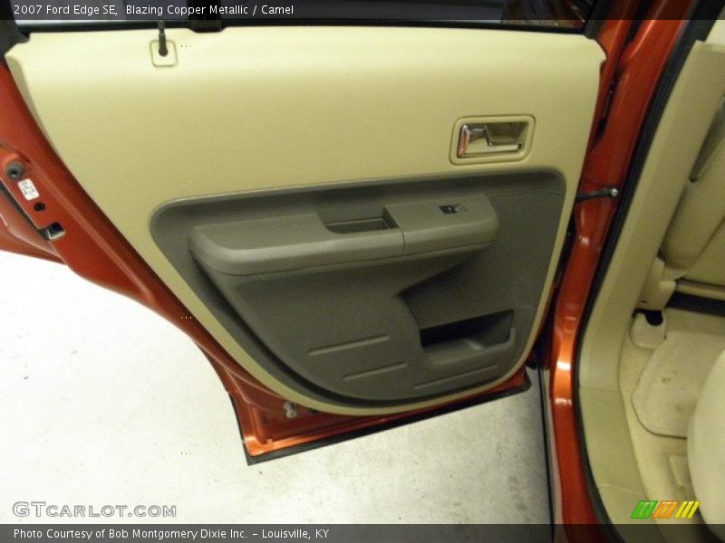 Blazing Copper Metallic / Camel 2007 Ford Edge SE