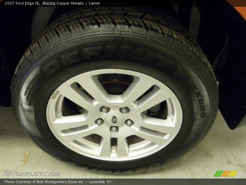 Blazing Copper Metallic / Camel 2007 Ford Edge SE