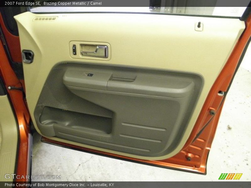 Blazing Copper Metallic / Camel 2007 Ford Edge SE