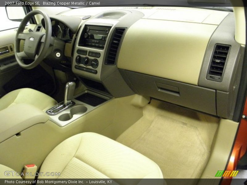 Blazing Copper Metallic / Camel 2007 Ford Edge SE